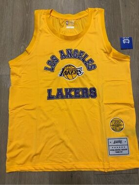 NBA Los Angeles Lakers Gold‎ & Purple Mesh Basketball Jersey